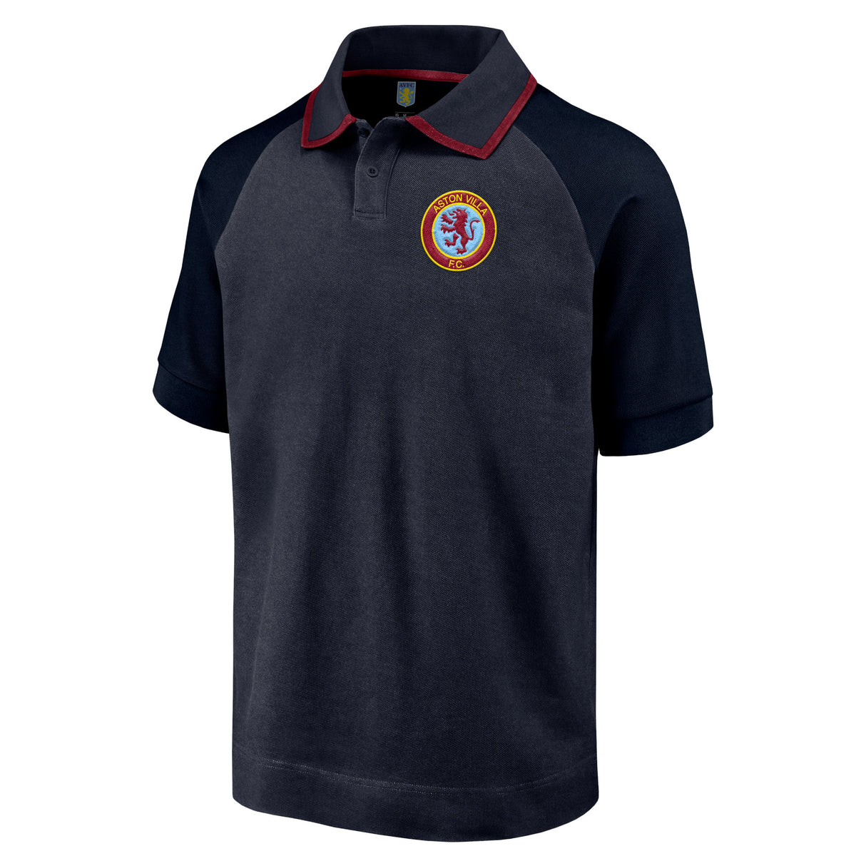 Aston Villa True Classics Polo Shirt - Total Eclipse - Mens - Kit Captain