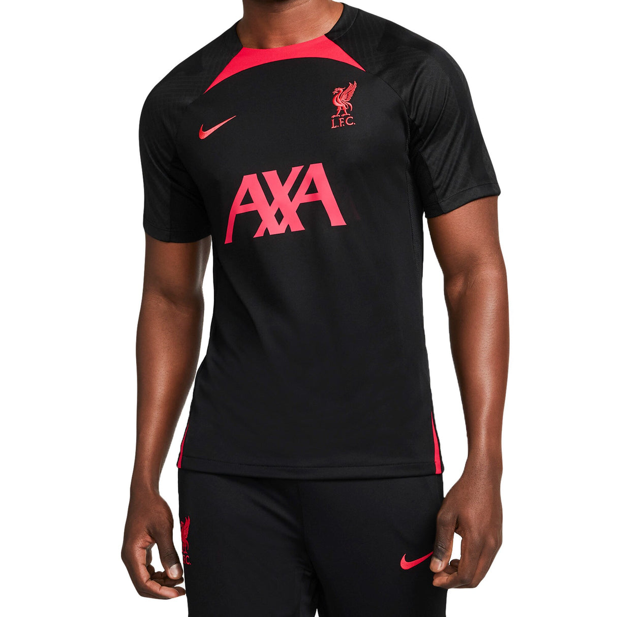 Liverpool Strike SS Top - Black - Kit Captain