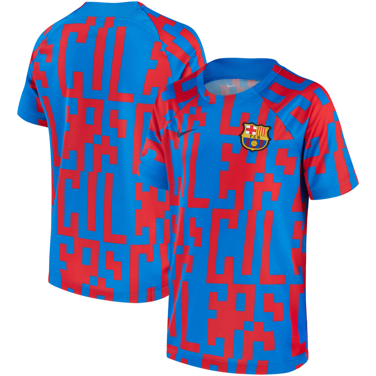 Barcelona Pre-Match Top - Blue - Kids - Kit Captain