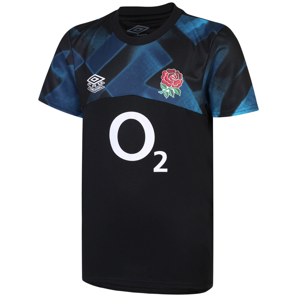 England Rugby Warm Up Jersey - Black/Blue - Junior - Kit Captain