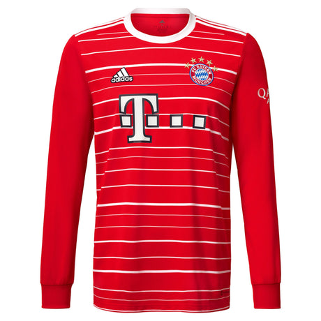 FC Bayern Home Shirt 2022-23 - Kids - Long Sleeve - Kit Captain