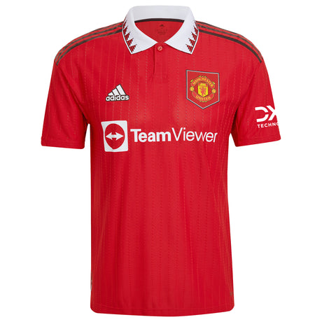 Manchester United Home Authentic Shirt 2022-23 - Kit Captain