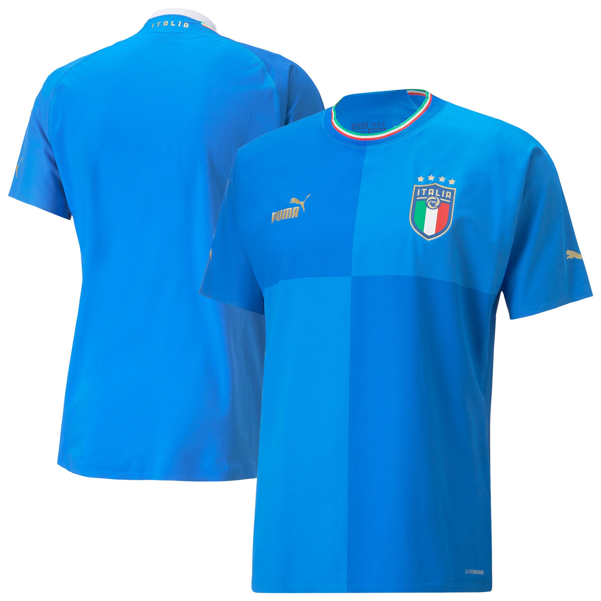 Italy Home Authentic Shirt 2022 - Kit Captain