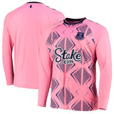 Everton Away Shirt 2022-23 - Long Sleeve - Kit Captain