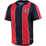 Paris Saint-Germain Core Cool Baseball Jersey - Blue/Red - Men's - Kit Captain