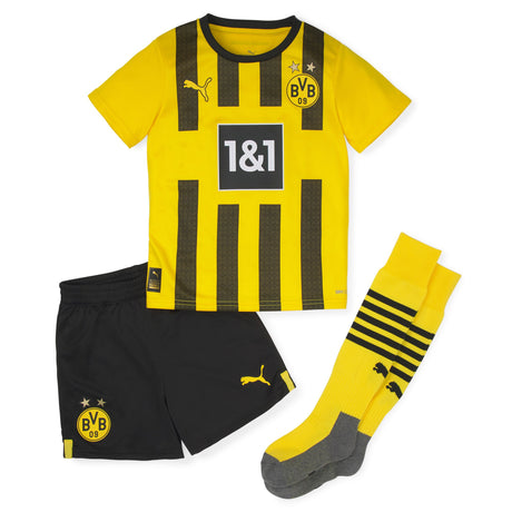 Borussia Dortmund Home Minikit 2022-23 - Kit Captain