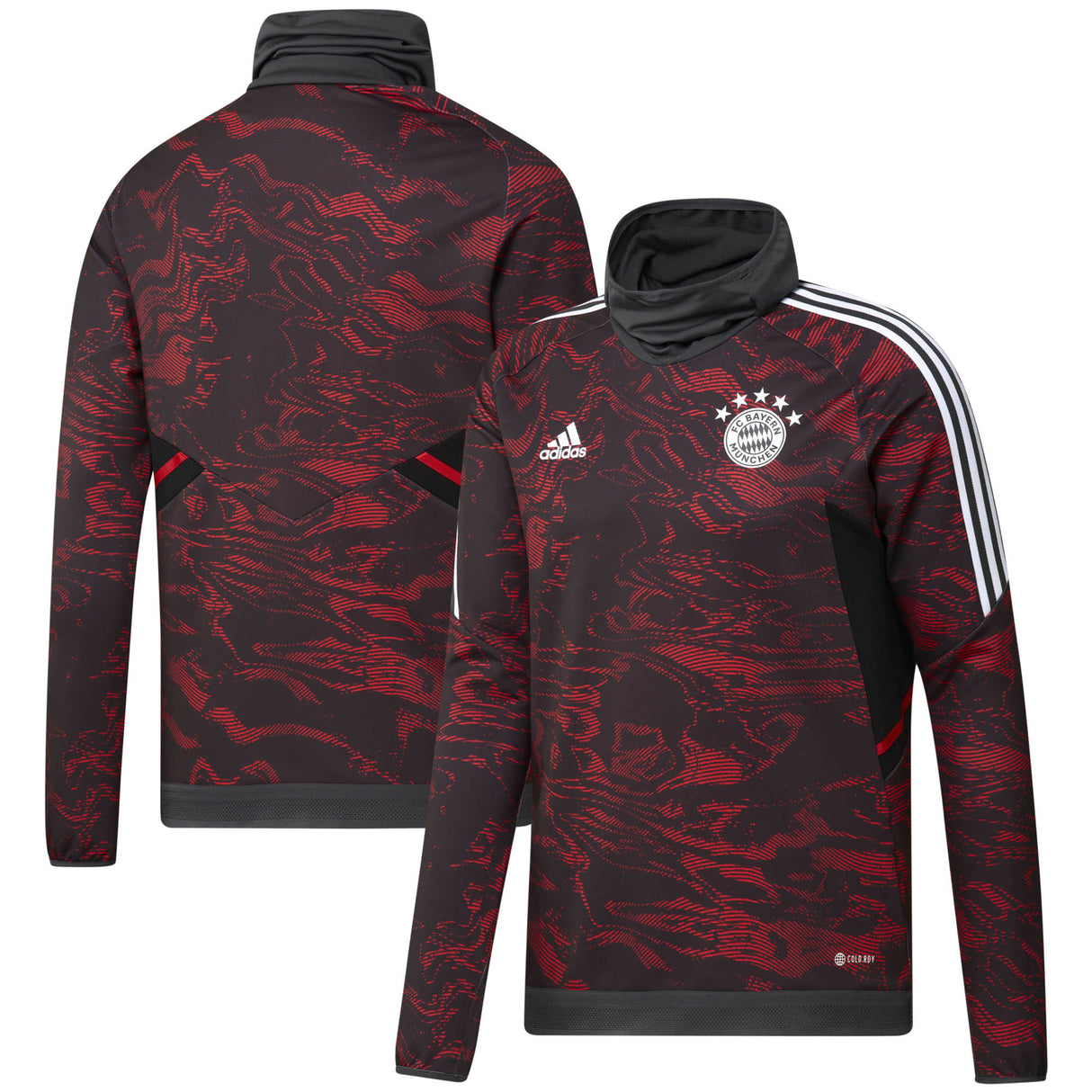 FC Bayern European Pro Training Warm Top - Red - Kit Captain