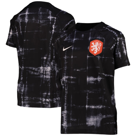 Netherlands Pre-Match Top - Black - Kids - Kit Captain