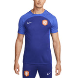 Netherlands Strike Short Sleeve Top - Deep Royal Blue - Kit Captain