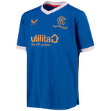 Glasgow Rangers Home Shirt 2021-22 - Kids with Morelos 20 printing - Kit Captain