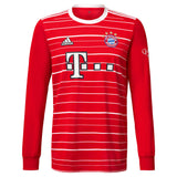 FC Bayern Home Shirt 2022-23 - Kids - Long Sleeve with Wanner 14 printing - Kit Captain