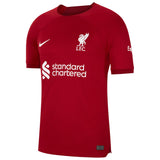 Liverpool Home Stadium Shirt 2022-23 with Henderson 14 printing - Kit Captain