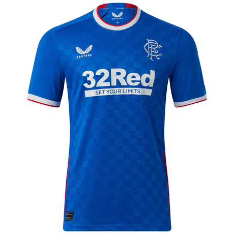 Glasgow Rangers Home Pro Shirt 2022-23 with Kent 14 printing - Kit Captain