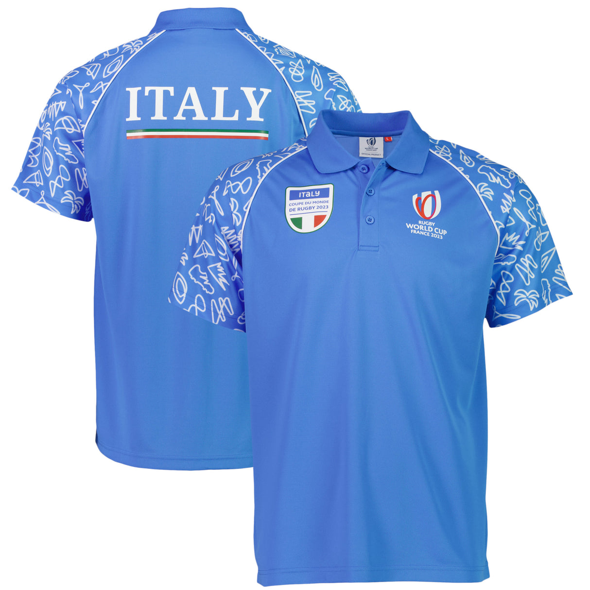 Rugby World Cup 2023 Italy Polo - Italy Blue - Kit Captain