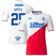 Glasgow Rangers Away Shirt 2022-23 with Roofe 25 printing - Kit Captain