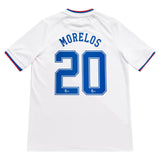 Glasgow Rangers Away Shirt 2022-23 - Kids with Morelos 20 printing - Kit Captain