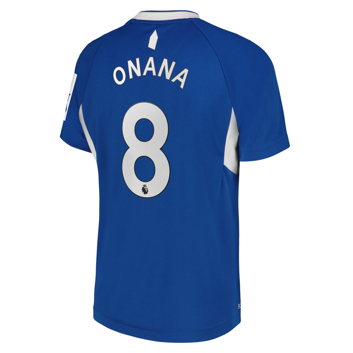 Everton Home Shirt 2022-23 - Kids with Onana 8 printing - Kit Captain