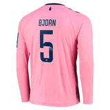 Everton WSL Away Shirt 2022-23 - Long Sleeve with Björn 5 printing - Kit Captain