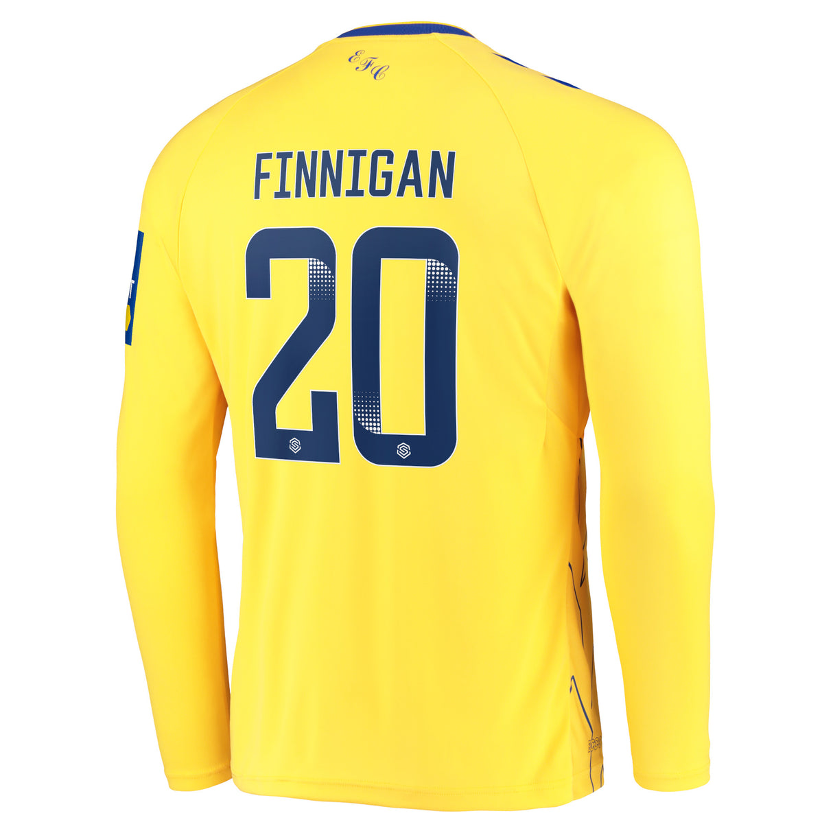 Everton WSL Third Shirt 2022-23 - Long Sleeve with Finnigan 20 printing - Kit Captain