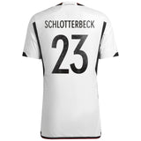 Germany Home Authentic Shirt with Schlotterbeck 23 printing - Kit Captain