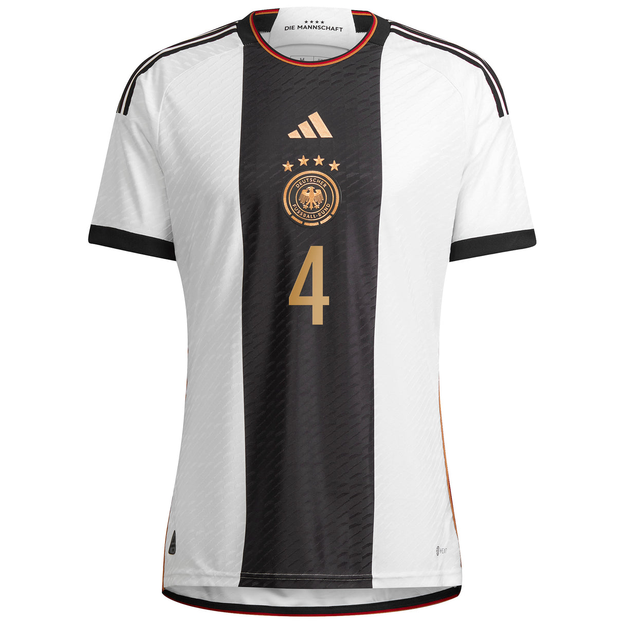 Germany Home Authentic Shirt with Ginter 4 printing - Kit Captain