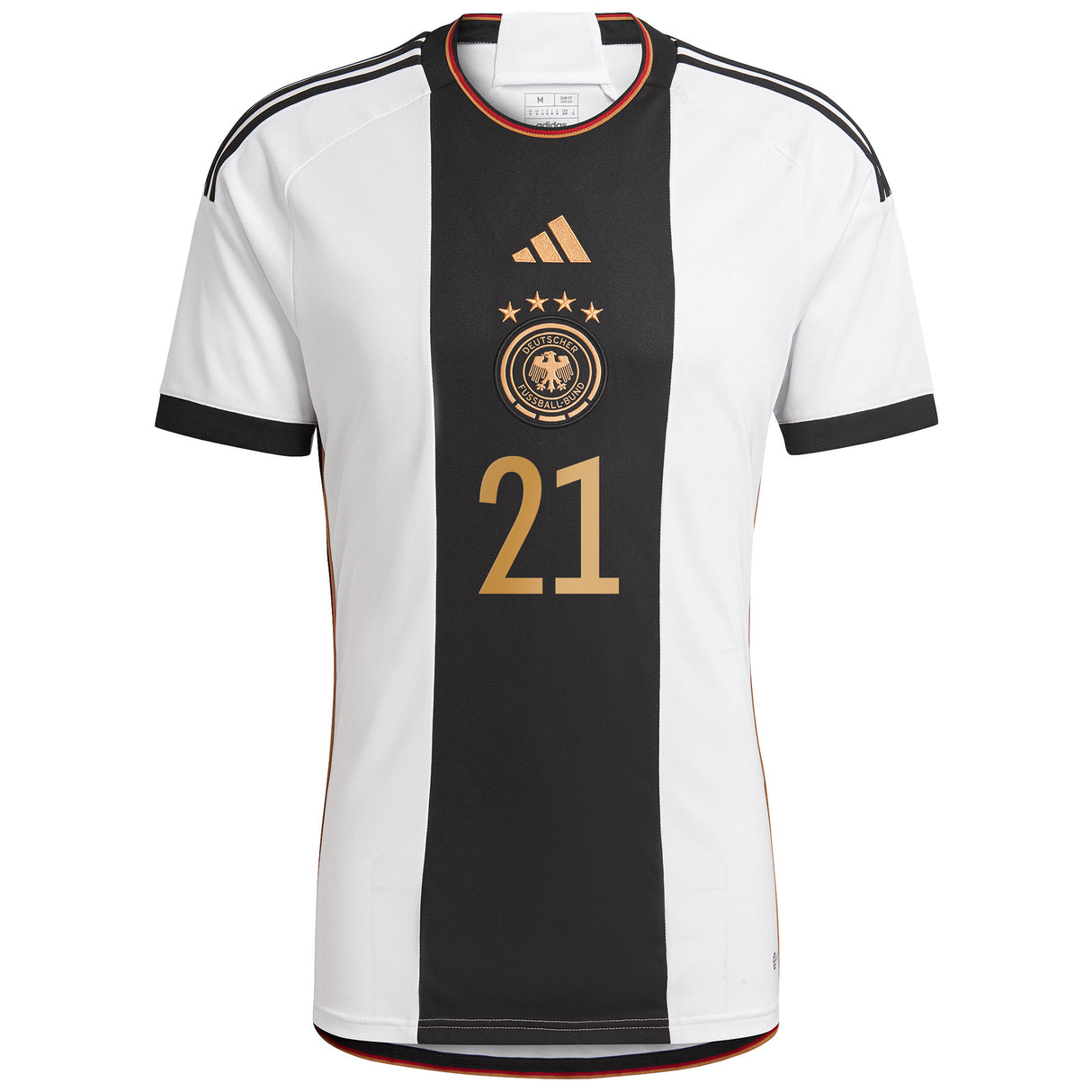 Germany Home Shirt with Gündogan 21 printing - Kit Captain