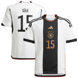 Germany Home Shirt - Kids with Süle 15 printing - Kit Captain