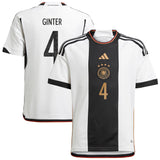 Germany Home Shirt - Kids with Ginter 4 printing - Kit Captain