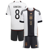 Germany Home Minikit with Goretzka 8 printing - Kit Captain