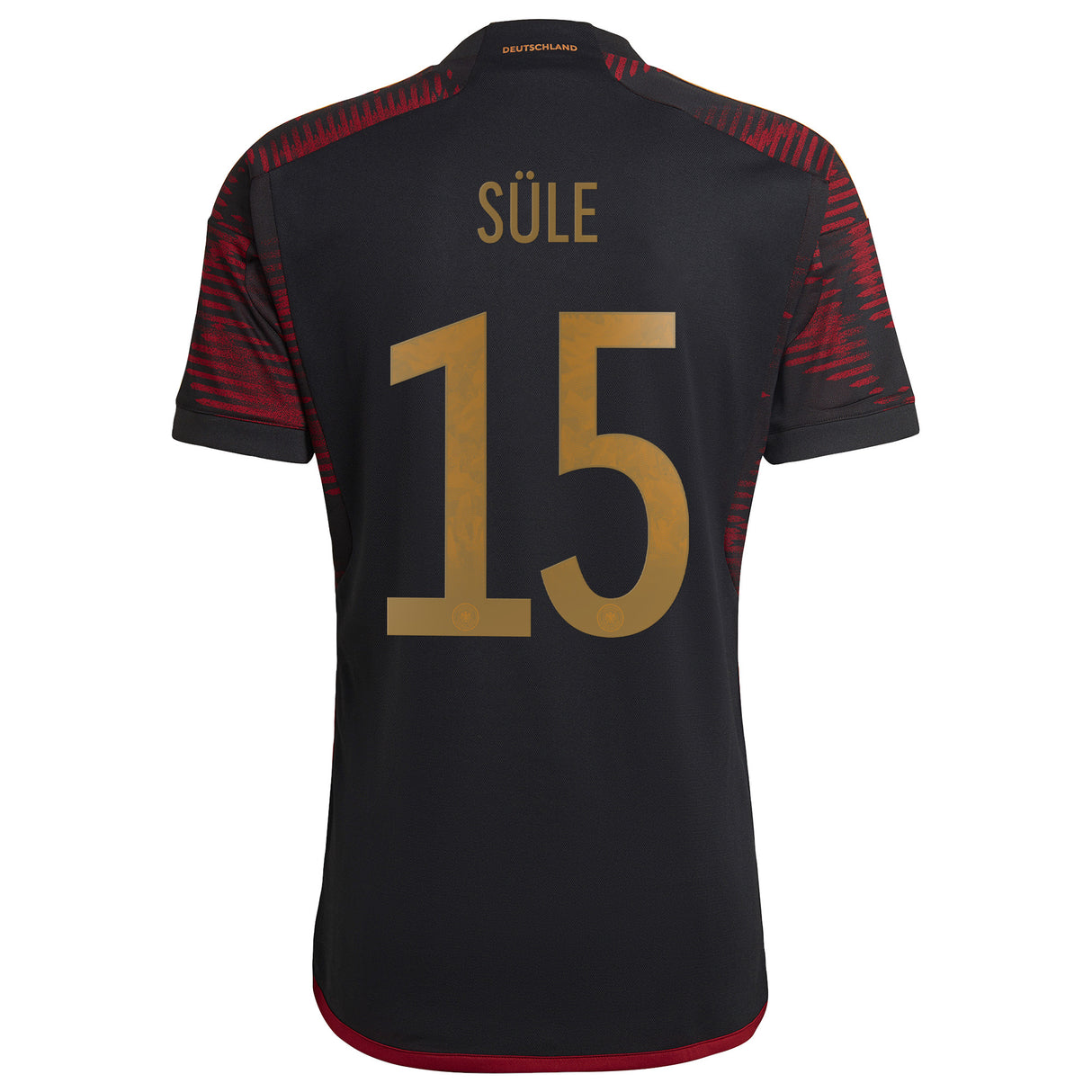 Germany Away Shirt with Süle 15 printing - Kit Captain