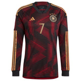 Germany Away Shirt - Long Sleeve with Havertz 7 printing - Kit Captain