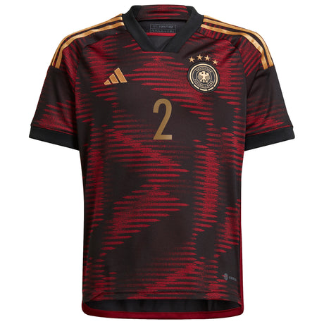 Germany Away Shirt - Kids with Rüdiger 2 printing - Kit Captain