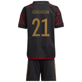 Germany Away Minikit with Gündogan 21 printing - Kit Captain