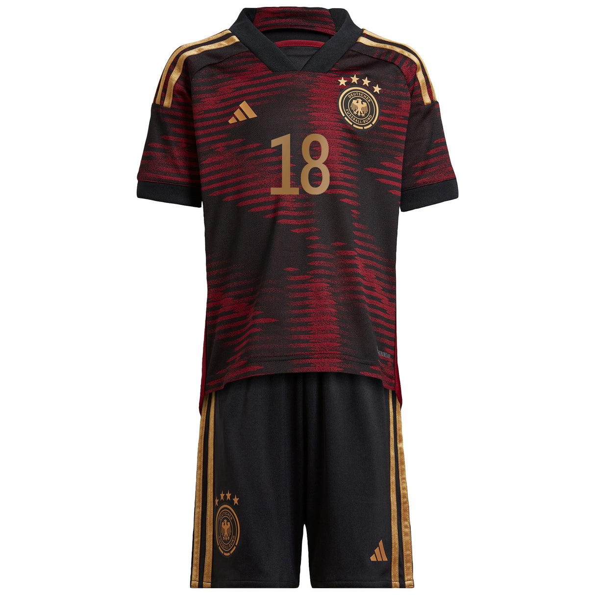 Germany Away Minikit with Hofmann 18 printing - Kit Captain