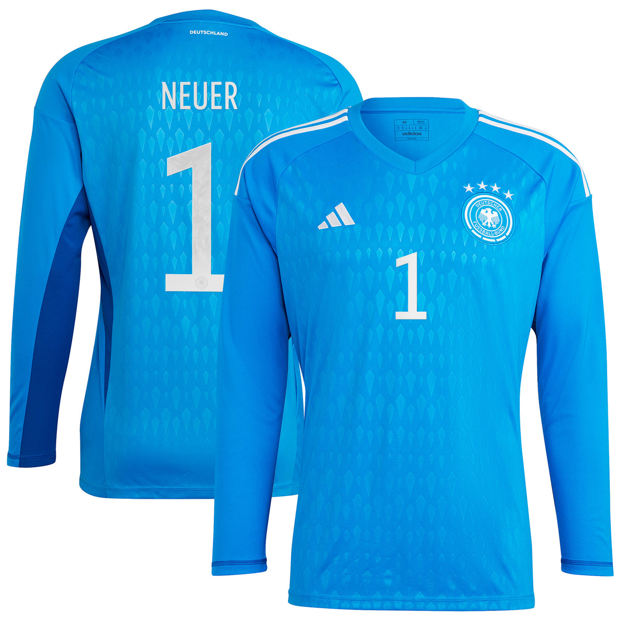 DFB Goalkeeper Shirt - Long Sleeve with Neuer 1 printing - Kit Captain