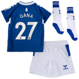 Everton Home Infant Kit 2022-23 with Gana 27 printing - Kit Captain