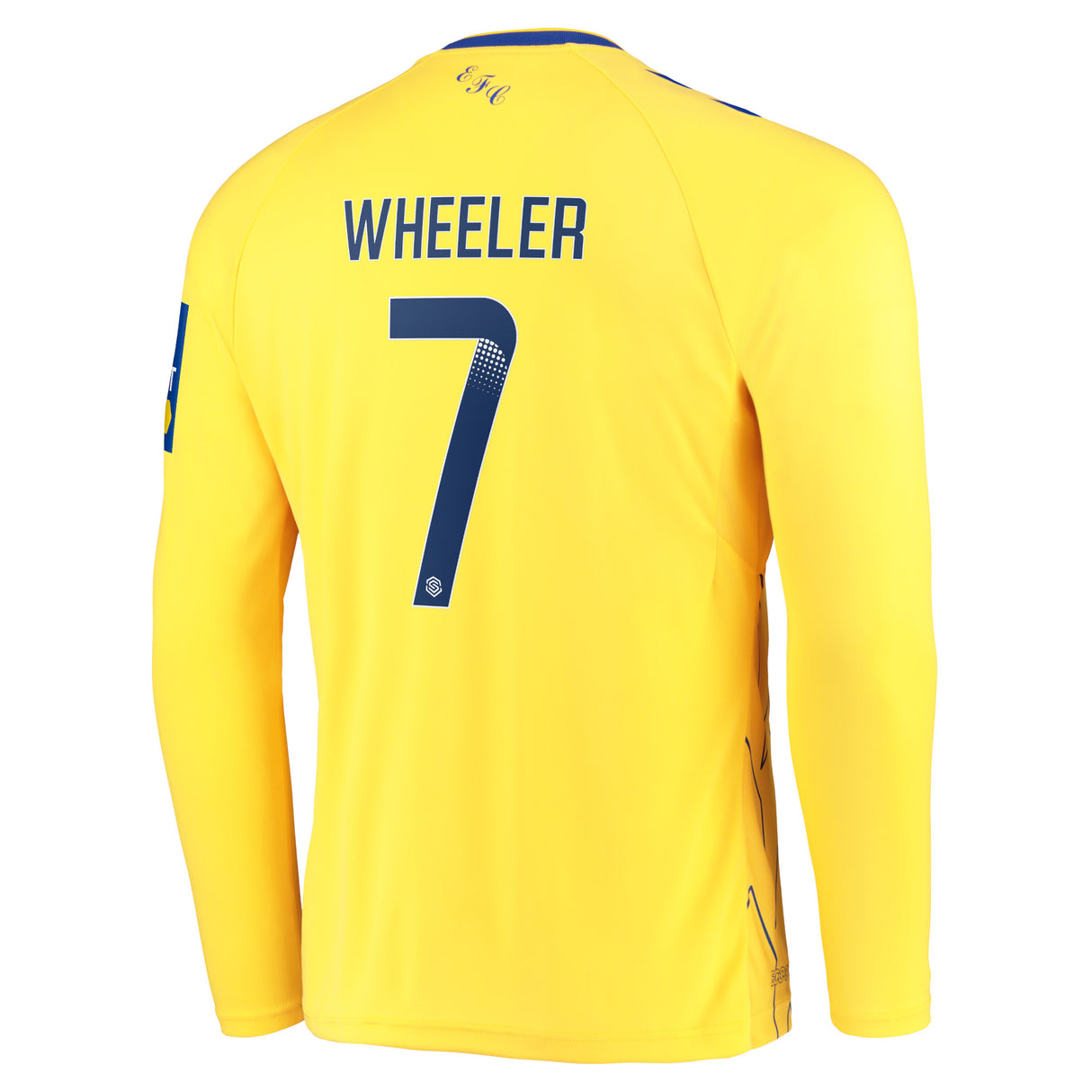 Everton WSL Third Shirt 2022-23 - Long Sleeve with Wheeler 7 printing - Kit Captain