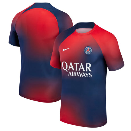 Paris Saint-Germain Nike Pre Match Top - Navy - Kit Captain