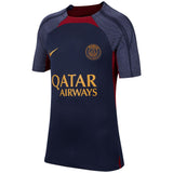 Paris Saint-Germain Nike Strike Short Sleeve Top - Dark Blue - Kids - Kit Captain