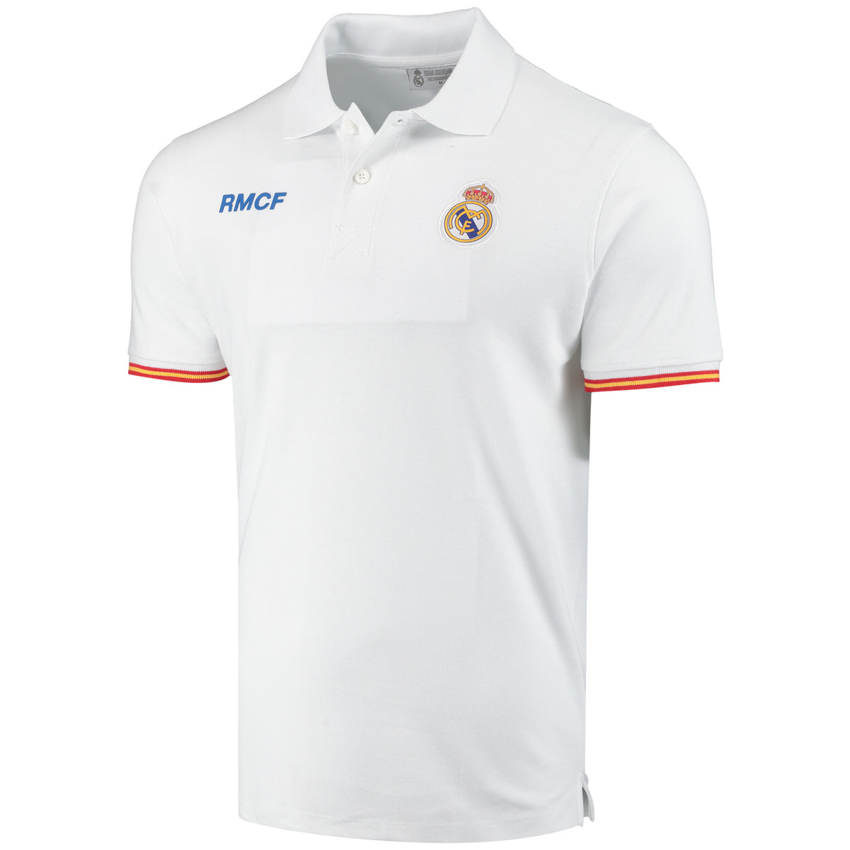 Real Madrid Polo Shirt - White - Mens - Kit Captain