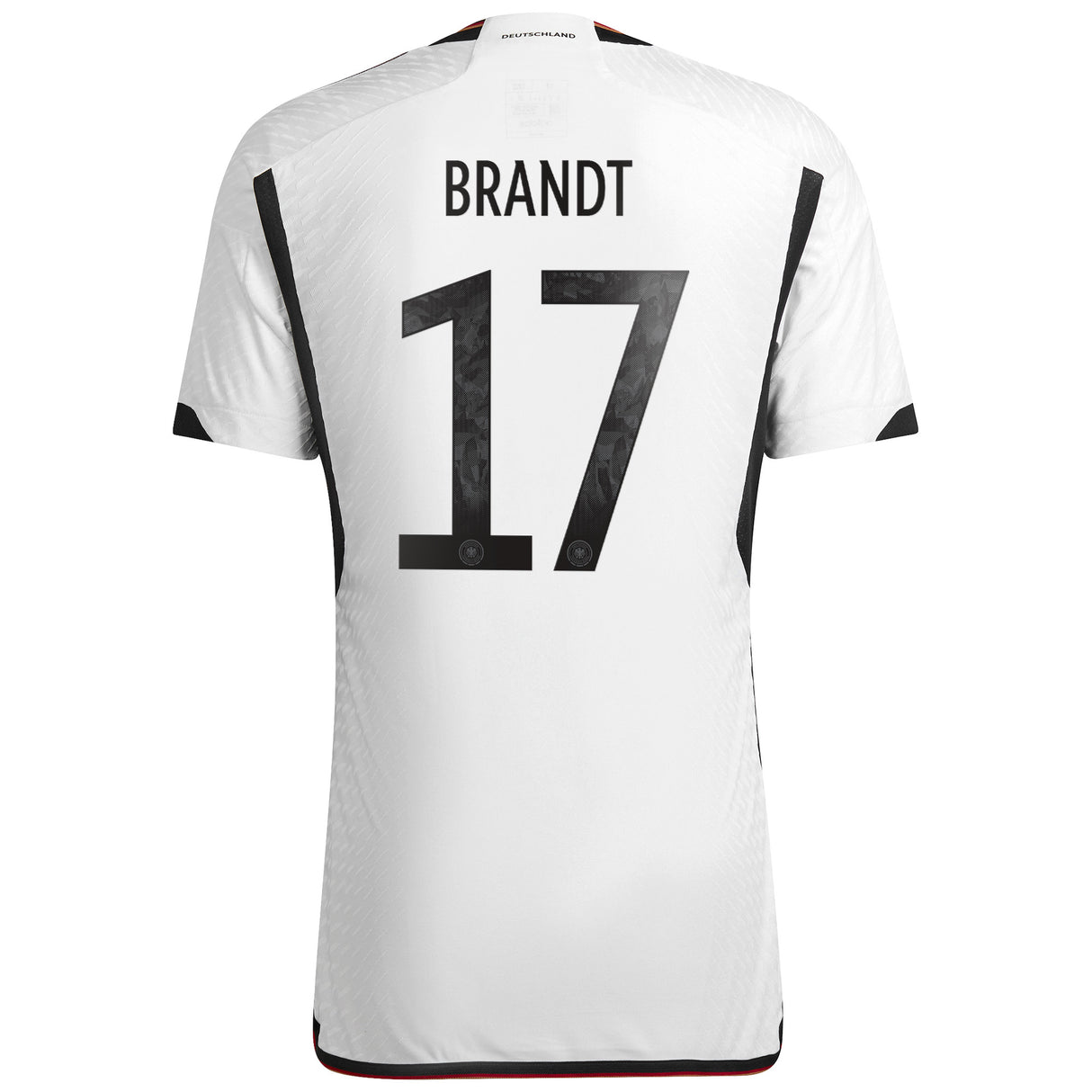 Germany Home Authentic Shirt 2022 with Brandt 17 printing - Kit Captain