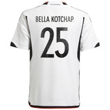 Germany Home Shirt 2022 - Kids with Bella Kotchap 25 printing - Kit Captain