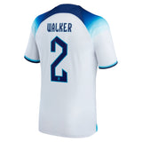 England Home Stadium Shirt 2022 with Walker 2 printing - Kit Captain