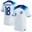 England Home Stadium Shirt 2022 with Alexander-Arnold 18 printing - Kit Captain