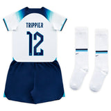 England Home Stadium Kit 2022 - Little Kids with Trippier 12 printing - Kit Captain