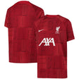 Liverpool Nike Academy Pro Pre Match Top - Red - Kids - Kit Captain