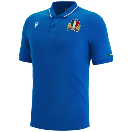 Italy Rugby Home Polo 2022/23 - Junior - Kit Captain