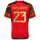 Belgium Home Shirt 2022 - Kids with Batshuayi 23 printing - Kit Captain