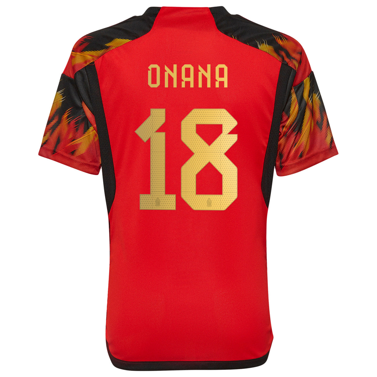 Belgium Home Shirt 2022 - Kids with Onana 18 printing - Kit Captain