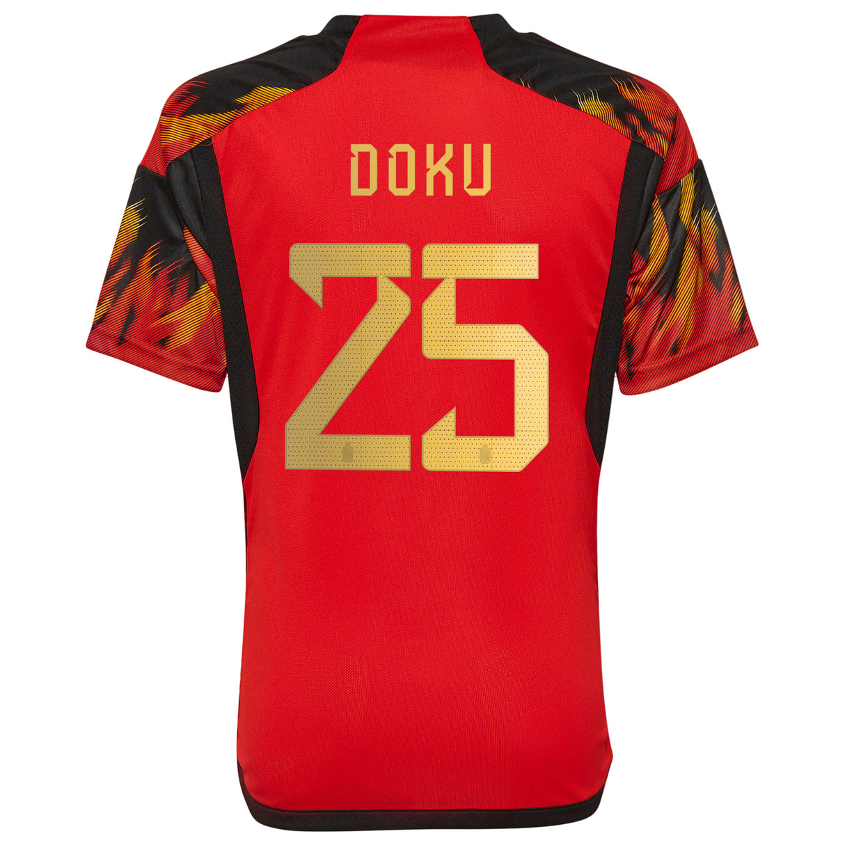 Belgium Home Shirt 2022 - Kids with Doku 25 printing - Kit Captain